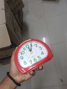 Red Snooze Light Alarm Clock