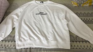 San Francisco White Sweatshirt