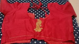 Preloved Red Saree❤️❤️