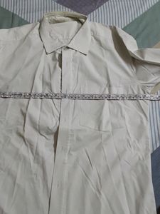 White Full Sleeves Shirt For Men