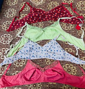 Multi Colored Bras (34B)