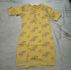 Fusion Floral Printed Kurta
