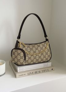 Gucci Printed Chain Detailed Shoulder Handbag