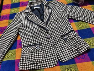 Korean Houndstooth women Blazer