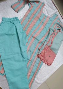 Patchwork 3 PC. Party Wear Suit
