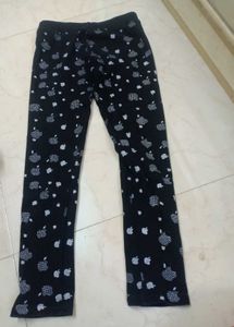 Black Pant Woth White Design
