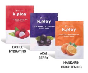 (Pack of 4) K.Play Acai Berry Sheet Masks