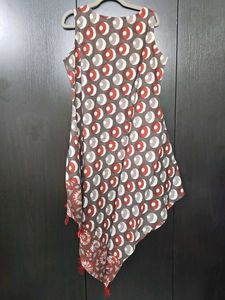Patterned Asymmetric Dress