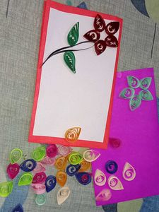 Handmade Quilled Greeting Card