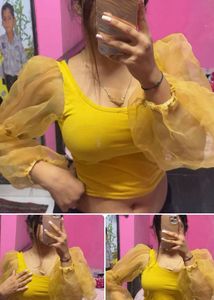 Eyelet Wrap Crop Top