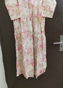 New Unused PureCotton Embroidery Aline Suit