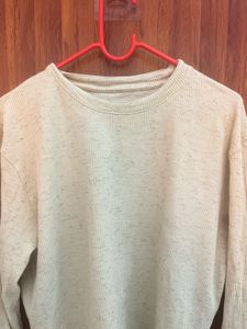 Beige Long Sleeve T-Shirt