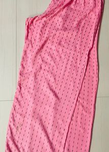 Collar Kurta Pant Set, Size-M