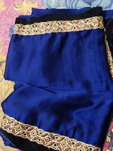 Elegant Blue Saree
