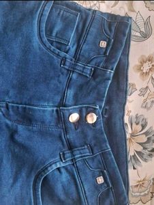 Dark Blue Denim Jeans