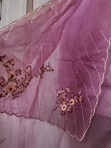 Lavender Kurti Suit Set