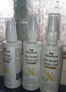 3 Bottles Of Sunscreen SPF 40 PA+++