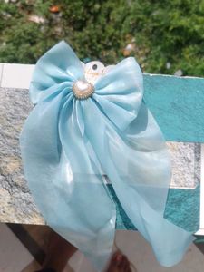 Cute Blue Hair Bow