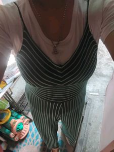 Striped Jumpsuit