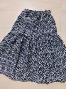 Blue Maxi Skirt
