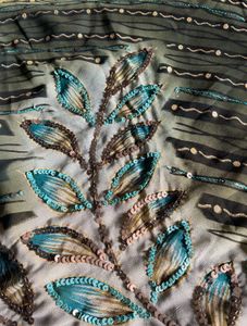 Heavy Sequins Saree