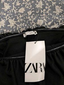 Zara Ruffled Tube Top New With Tag