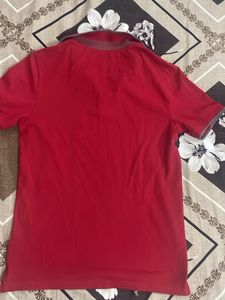 Guess Red Polo Shirt - Size Medium