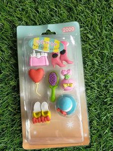 Kawaii Fashion Eraser Set