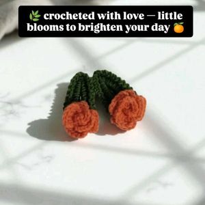 Beautifully Handmade Crochet Hair Clips
