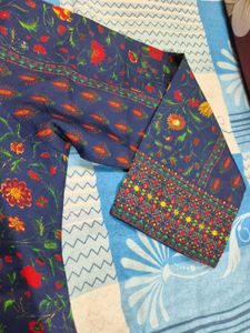 Floral Print Short Kurti