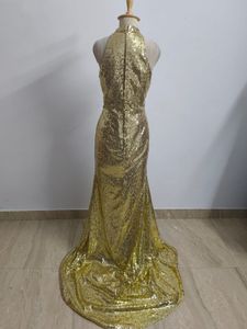 Glamorous Gold Sequin Gown
