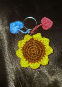 Cutestt 🌸 Crochet Wallet 💝 keychain 🎀 and phone