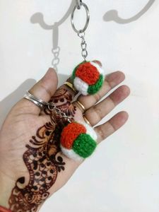 Crochet Ball Keychains, Handmade, New 🏐 Keychain