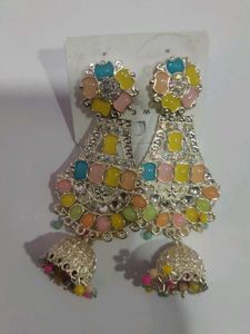 Colorful Jhumka Earrings