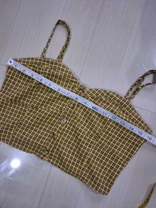 Women Plaid Top