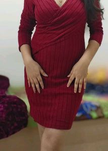 Red Bodycon Mini Dress