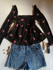 Floral Embroidered Top
