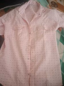 Pink Patterned Shirt