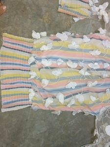 Butterfly Crop &amp; Off Shoulder Top