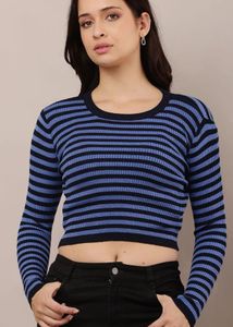 Striped Crop Top
