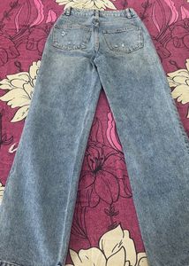 Wide Leg Jeans For Woman Girls