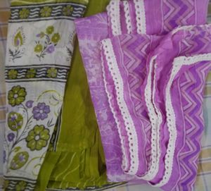 Assorted Ethnic Dupattas pack of 3 New