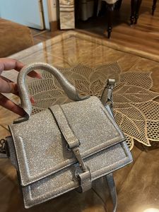 H&amp;m silver handbag