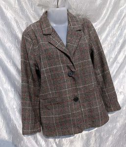 Sale💌Vintage Plaid Blazer 🖤