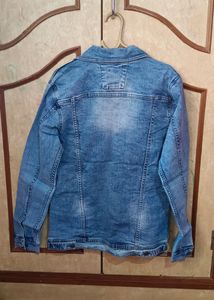 Blue Washed Denim Jacket