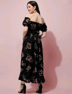 Floral Off-Shoulder Dress