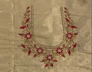 😘 Maggam Work Blouse Piece
