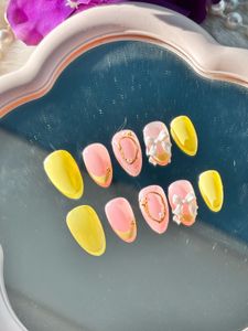 Butter Yellow Summer Nails