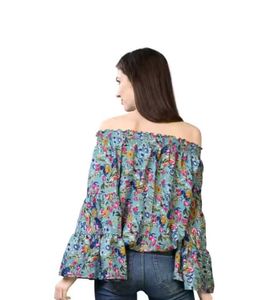 Floral Off-Shoulder Top(New)Never Used Before)