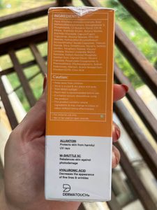 DERMATOUCH Multivitamin SPF 50 PA+++ Sunscreen Gel | UVA-UVB Protection |Zero White Cast | Unisex | 50G